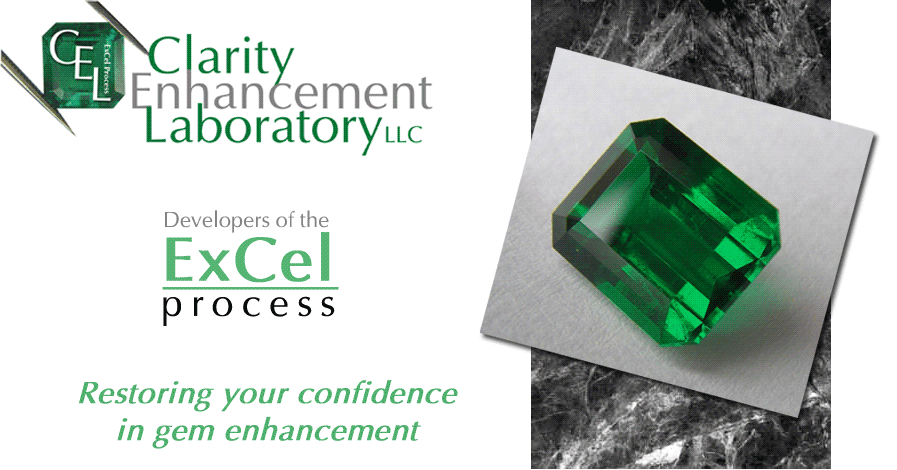 Clarity Enhancement Lab. Developers of the Excel Process.  Restoring your confidence in gem enhancement